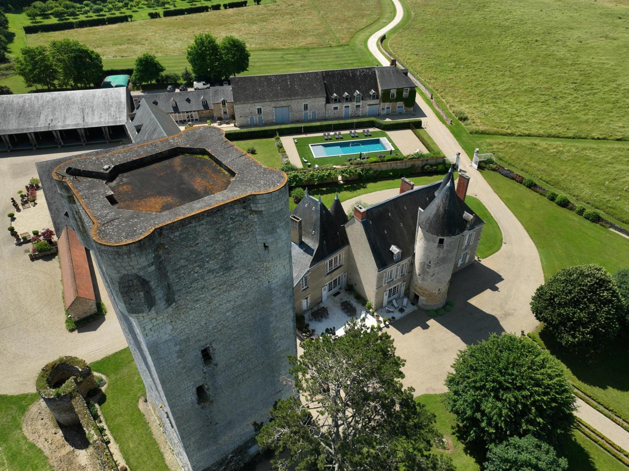 Chateau De Mazieres Tendu ภายนอก รูปภาพ